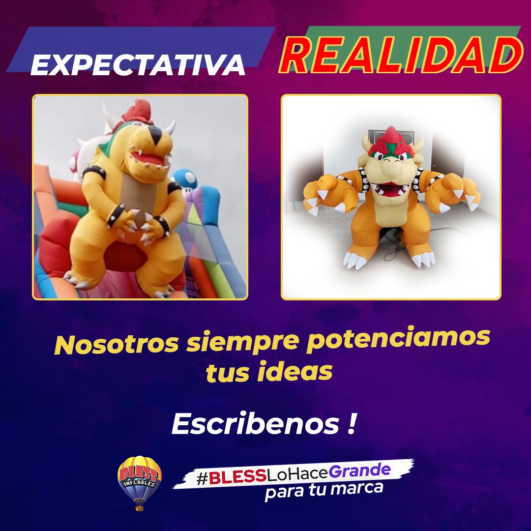 Activación BTL con inflables Bless