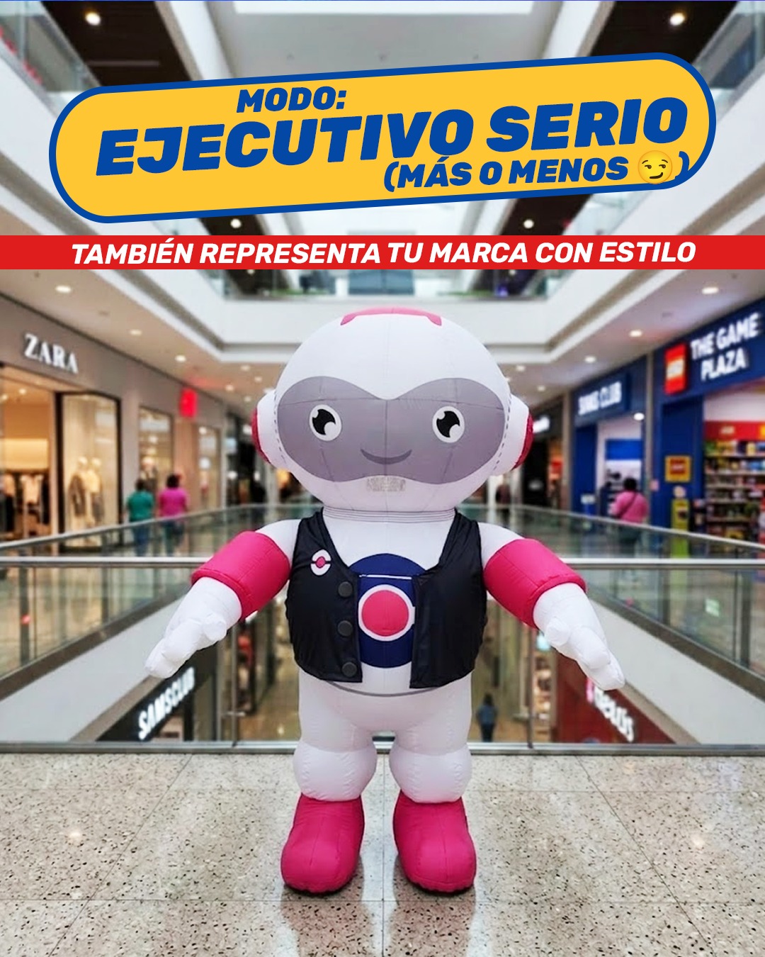 Activación BTL con inflables Bless