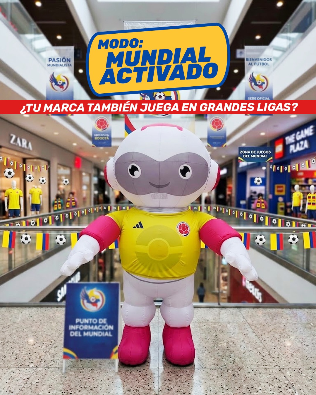 Activación BTL con inflables Bless